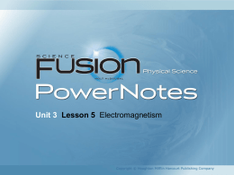 ELECTROMAGNETISM Power Point