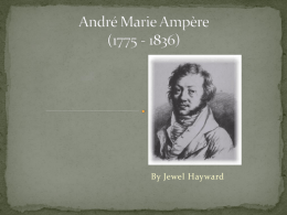 ANDRE MARIE AMPERE
