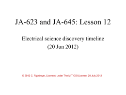 Lesson 12 Science Discovery Timeline