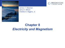 Electricity and Magnetism Sections 8.1-8.5