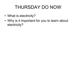 Electricity - Barren County Schools