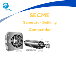 SECME Generator Building Presentation 2015x