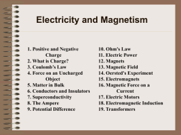 13. Magnet Field