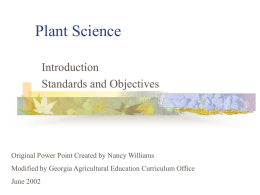 Intro Plant Science