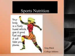 What is Sports Nutrition?