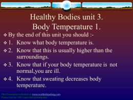 Healthy Bodies- part2