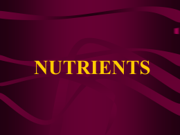 Nutrients Power point