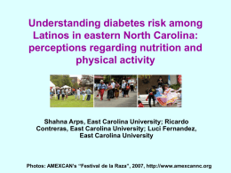 Understanding diabetes risk among Latinos in eastern North