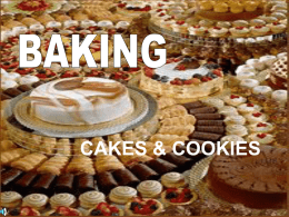and is NOT baking.