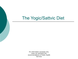 The Yogic Diet - hrsbstaff.ednet.ns.ca