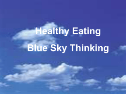 Healthy Eating (PowerPoint)