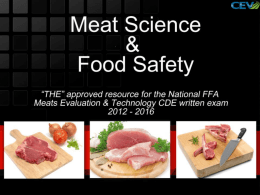 Meat Test PowerPoint - Delta Ag Sciences and FFA