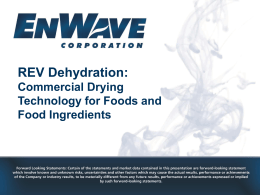 Commercial Drying Technology for Foods and Food Ingredients (T