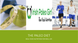 The Paleo Diet Endurance Presentation