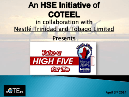 Take a High Five for Life Presentation