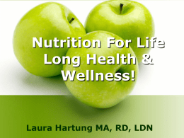 Today`s Nutrition Know-Hows