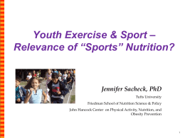 Youth Exercise and Sport - Colby