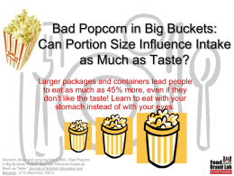 Bad Popcorn in Big Buckets