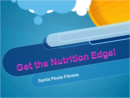 TheNutritionEdge - Santa Paula Fitness