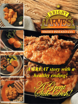 A Healthy Story - Bright Harvest Sweet Potato Company