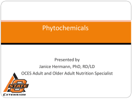 Phytochemicals - Family and Consumer Science