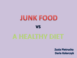PPT Junk food versus healthy diet – sch.gr