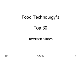 Food Technology