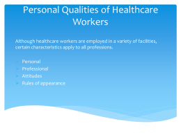 Pesonal Qualitites of HC Worker