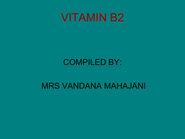 VITAMIN-B2 (RIBOFLAVIN)