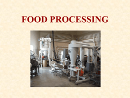 FOOD PROCESSING - University of Brawijaya