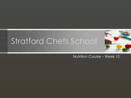 Stratford Chefs School