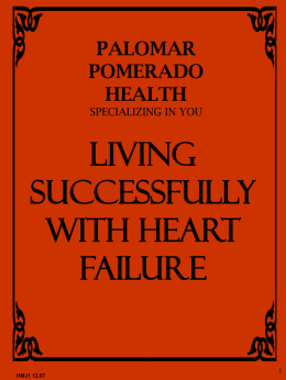 LIVING SUCCESSFULLY WITH HEART FAILURE