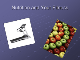 Nutrition (Continued)