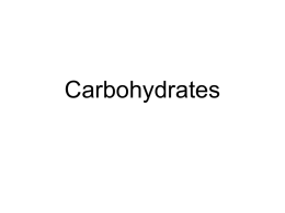 Carbohydrates - National Personal Training Institute of