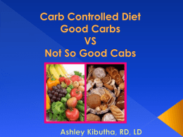Carb Controlled Diet