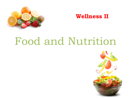 Food and Nutrition - Boyertown Area School District