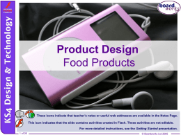 Food Products - Springburn Academy