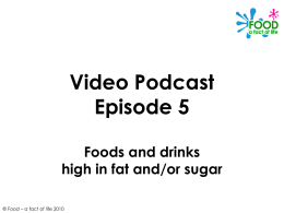 Podcast 2 - Food a fact of life