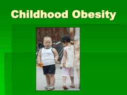 Childhood Obesitypowerpoint