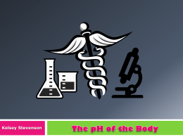 pH of the body ppt