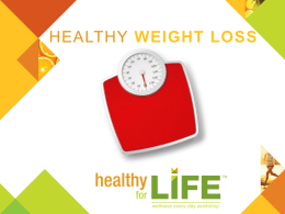 The Road to Healthy Weight Loss