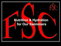 Carbohydrates - Farnham Swimming Club