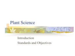 Plant Science - Glen Rose FFA
