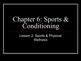 Chapter 2 Sports and Physical Wellness