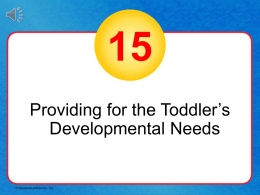 Toddlers Development Need presentation