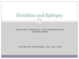 Nutrition and Epilepsy