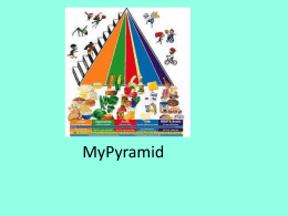 My Pyramid - Teacher Notes