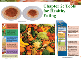 Chapter 2 Tools for Healthy Eating