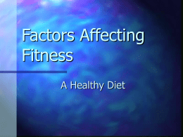 factors affecting fitness