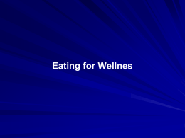 09 Eating for Wellnes